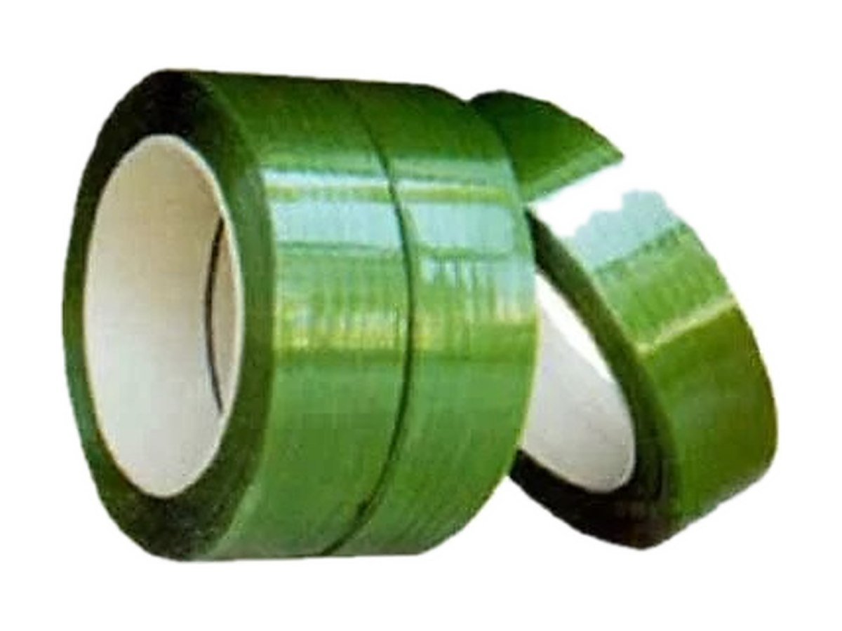 Coils of general purpose green PET strapping